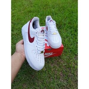 Men's Nike Air Force 1 Low 'White Team Red' 'Gym Red' Size 9 (CZ0326-100)